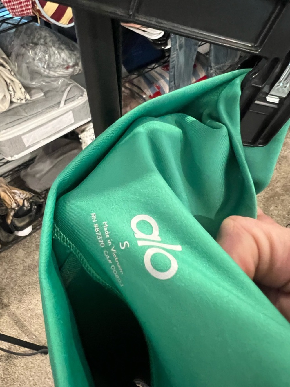 ALO Yoga High-Waist Airlift Legging In Spruce Green SMALL NWOT - Picture 5 of 5